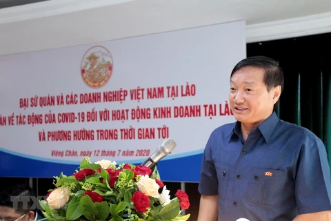 Talk discusses COVID-19 impact on Vietnamese firms in Laos