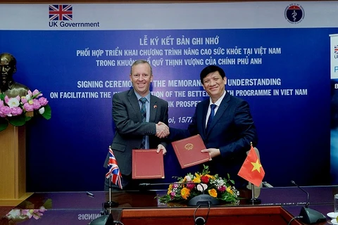 Vietnam, UK boost health cooperation