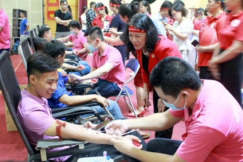 Red Journey comes to Bac Giang, over 570 blood units collected