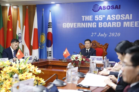 ASOSAI Governing Board holds 55th meeting online