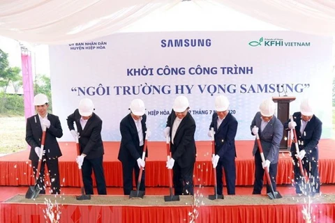 Samsung Vietnam-funded hope school to benefit Bac Giang’s needy students