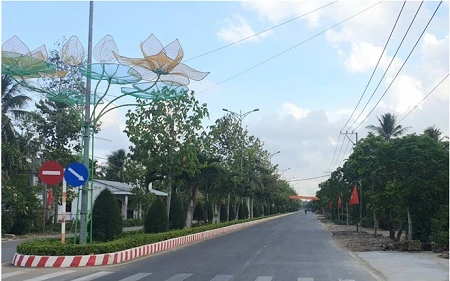 Tra Vinh: first commune becomes advanced new-style rural area