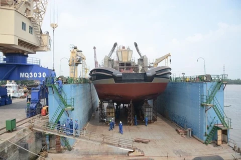 Hyundai Vietnam shipbuilding company exports ships to 16 countries 