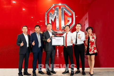 MG sports cars debut in Vietnam
