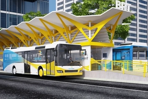 HCM City cuts costs for first BRT route