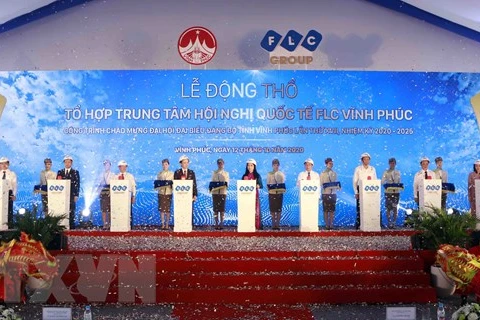FLC commences international conference centre’s construction in Vinh Phuc 