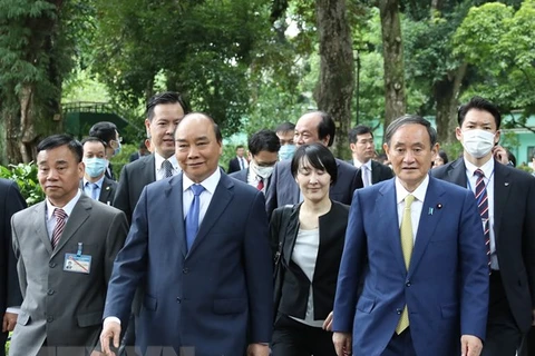 Japanese news agency spotlights PM Suga Yoshihide’s Vietnam visit