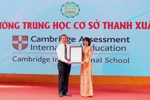 Hanoi’s public school recognised as Cambridge school