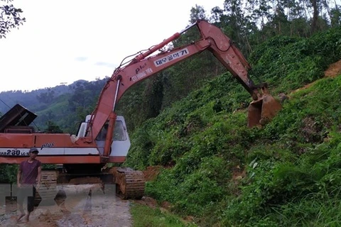 Quang Nam: 21 survive landslides in Nam Tra My