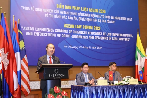 Justice ministry hosts online ASEAN Law Forum 2020