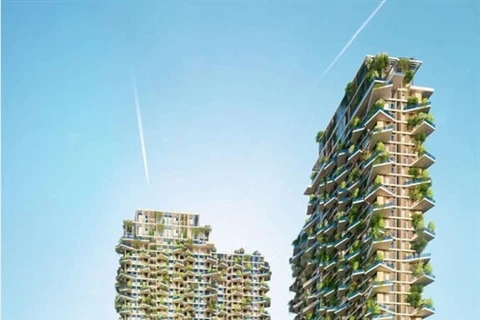 Foreign media laud Southeast Asia’s tallest vertical forest in Vietnam