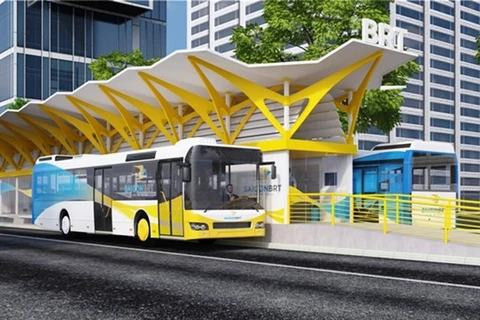 HCM City speeds up work on first bus rapid transit route