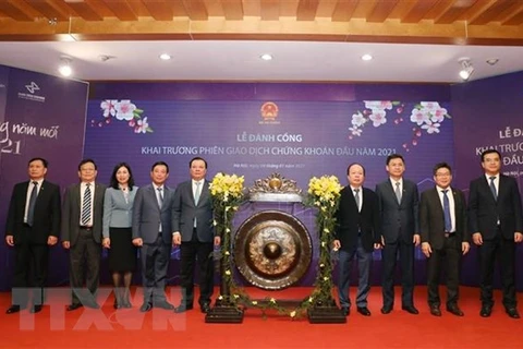 First trading session of Vietnamese stock market in 2021 opens 