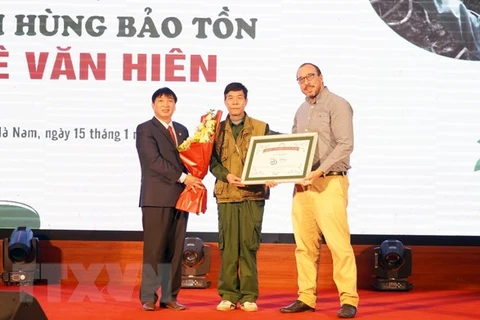 Vietnam has second Disney Conservation Hero