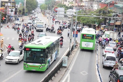 HCM City accelerating work on bus rapid transit route