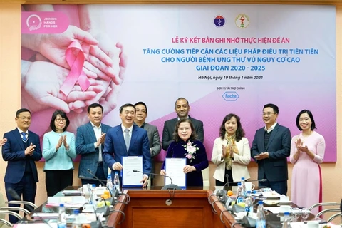 Partnership agreement on breast cancer treatment signed