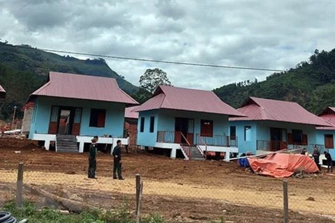 Houses presented to landslide-affected people in Quang Nam
