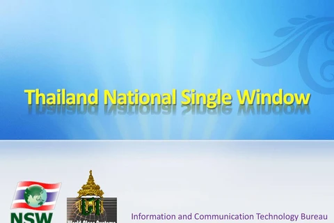 Thailand plans National Single Window Project