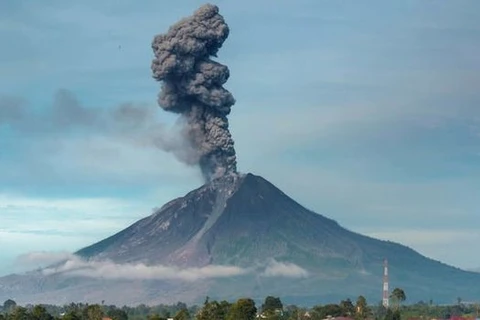 Indonesia's Mount Sinabung volcano erupts again