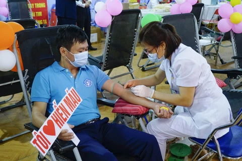 Voluntary blood donation event held in Dien Bien province