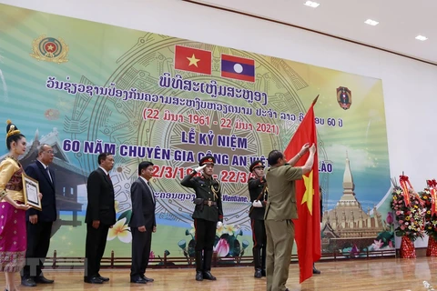 Vientiane ceremony marks 60 years of Vietnam’s public security expert force in Laos