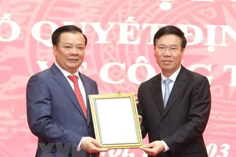 Politburo member Dinh Tien Dung assigned as Secretary of Hanoi Party Committee