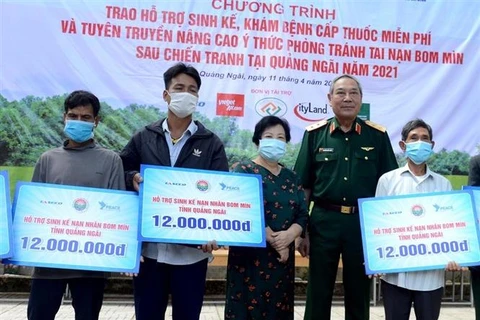 Livelihood support programme benefits landmine victims in Quang Ngai