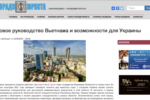 Ukrainian media spotlight Vietnam’s economic reform, new leadership
