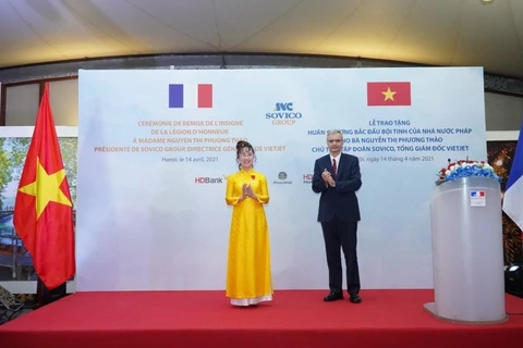 First Vietnamese businesswoman to be granted France’s Legion of Honour