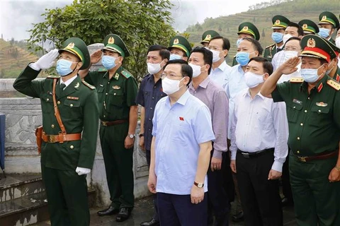 NA leader inspects preparations for elections in Ha Giang