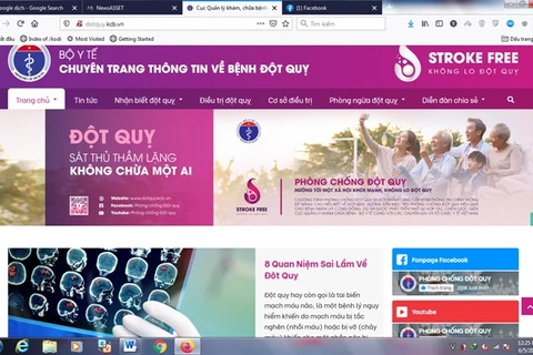 Health sector launches website on stroke prevention and control