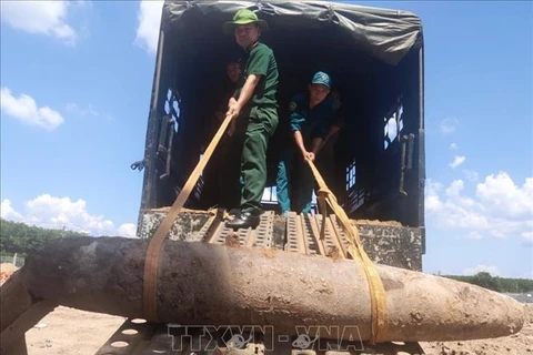 Binh Duong safely handles wartime bomb