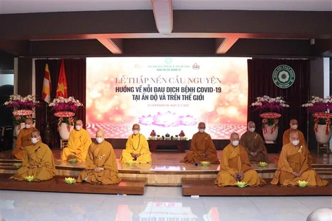 HCM City: Monks, Buddhist followers offer prayers to COVID-19-hit India