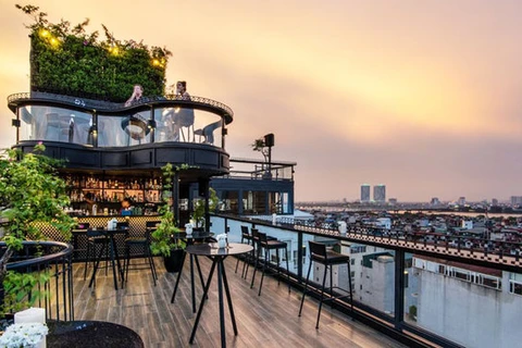Hanoi has four hotels with rooftops listed in world's Top 25 