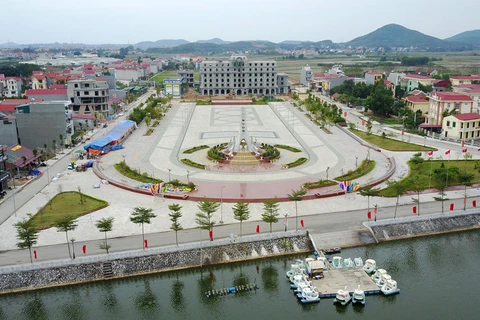 The centre of Bich Dong Township in Viet Yen District. (Photo: snv.bacgiang.gov.vn)