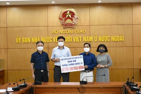 Vietnamese people in Czech Republic, UK contribute to COVID-19 fight
