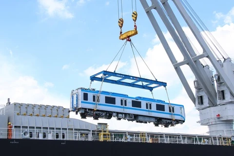 HCM City receives two more trains of Metro Line No.1