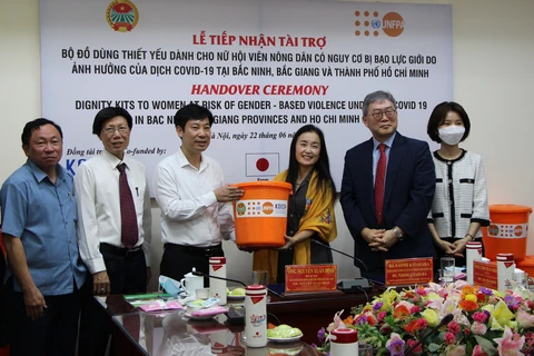 UNFPA presents dignity kits to women, girls in pandemic-hit areas