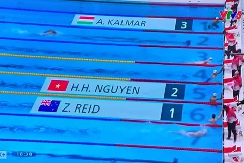 Swimmer Nguyen Huy Hoang to compete in men’s 1500m freestyle 