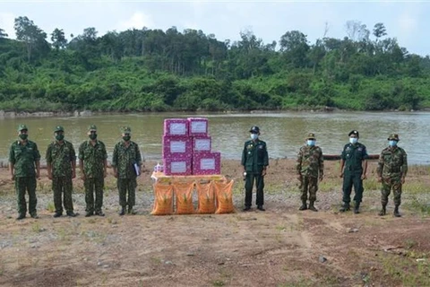 Vietnamese, Cambodian border guards coordinate in fighting COVID-19