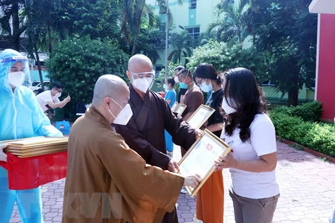 Religious volunteers in fight against COVID-19 honoured