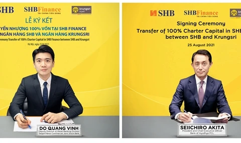 SHB to transfer 100 percent of capital in SHB Finance to Thailand's Krungsri 