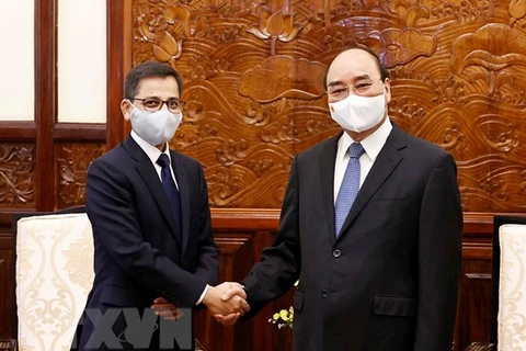 President Nguyen Xuan Phuc hosts Indian Ambassador
