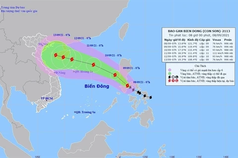 Typhoon Conson set to take complex path