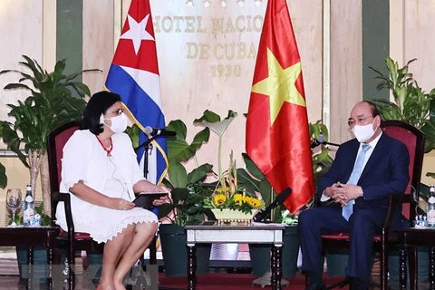 President receives leaders of Cuba – Vietnam friendship organisations