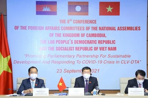 NA Committees for External Relations of Cambodia, Laos, Vietnam convene 8th conference