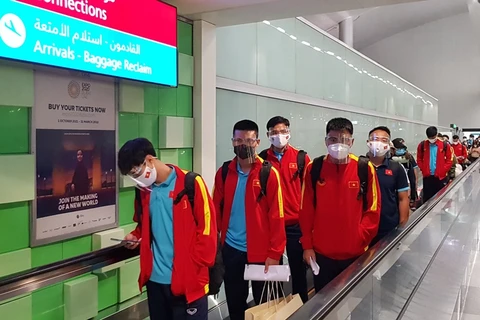 Vietnam arrives in UAE to get ready for match against China