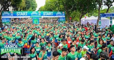 Major marathon races in Hanoi delayed due to COVID-19