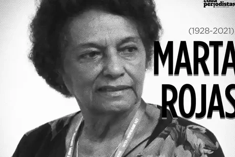 President pays floral tribute to Cuban journalist - writer Marta Rojas