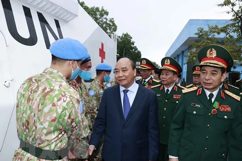 President commends contributors to UN peacekeeping mission